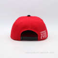 Two Tone 3d Embroidery Letter Logo Snapback Hat